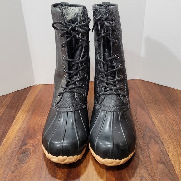 Sporto Delinda Faux Fur Lined Leather Upper Duck Boot EUC Size 11 - Picture 8 of 11